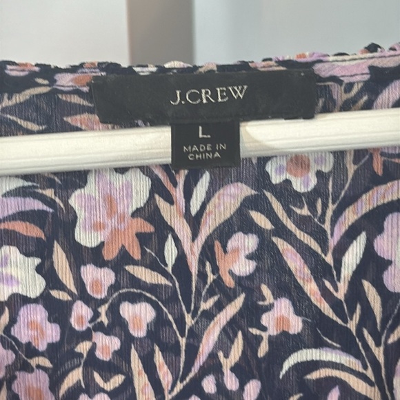 J Crew Ruffle Chiffon Top - Picture 4 of 11